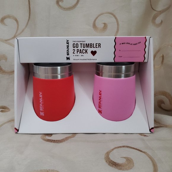 Stanley Other - NWT New Valentine's Day Release! STANLEY 2pk 10oz Stainless Steel Go Tumblers